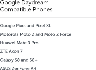 Google Daydream Compatible Phones
